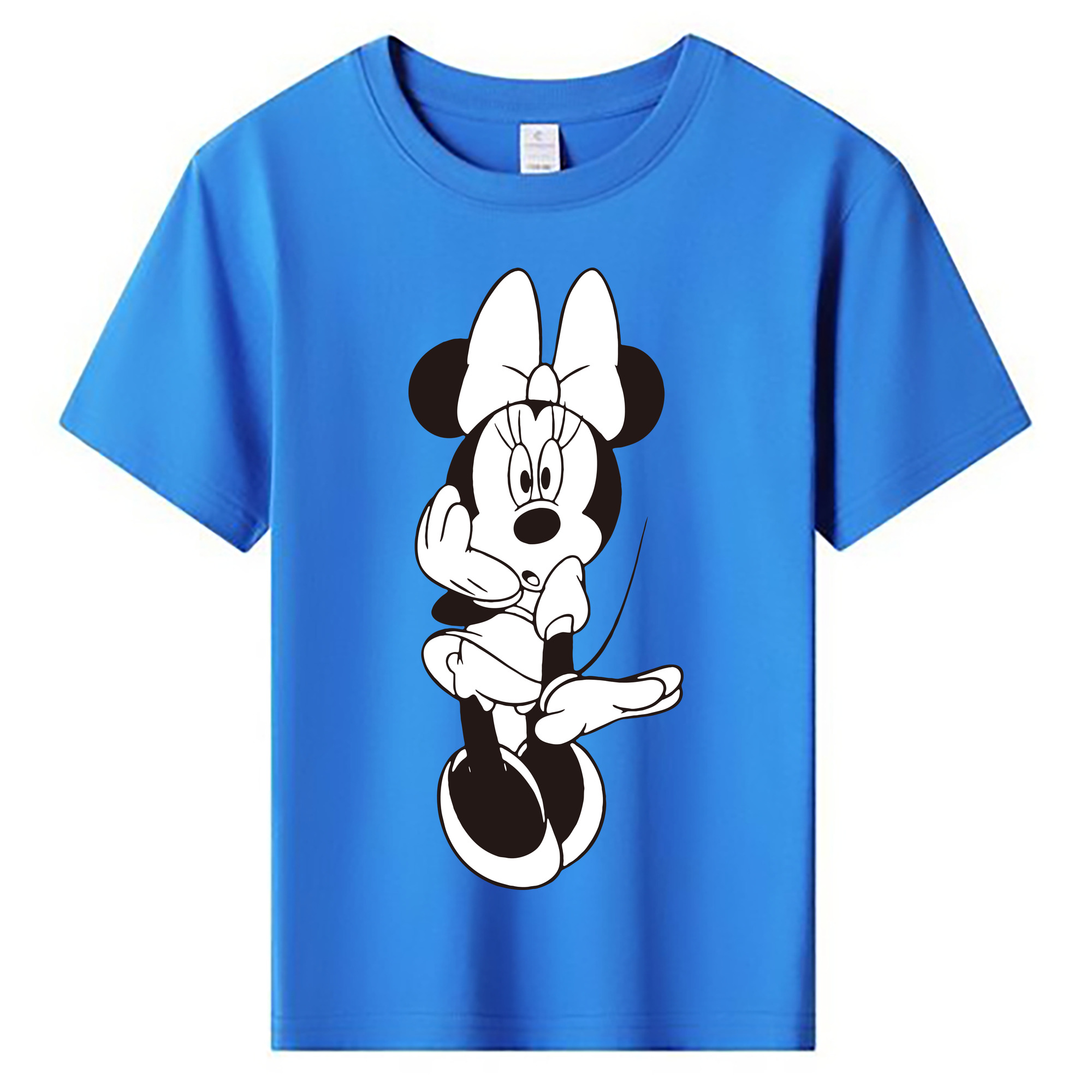 ミッキーマウス Mickey Mouse 綿100％キッズTシャツ（フロントプリント）